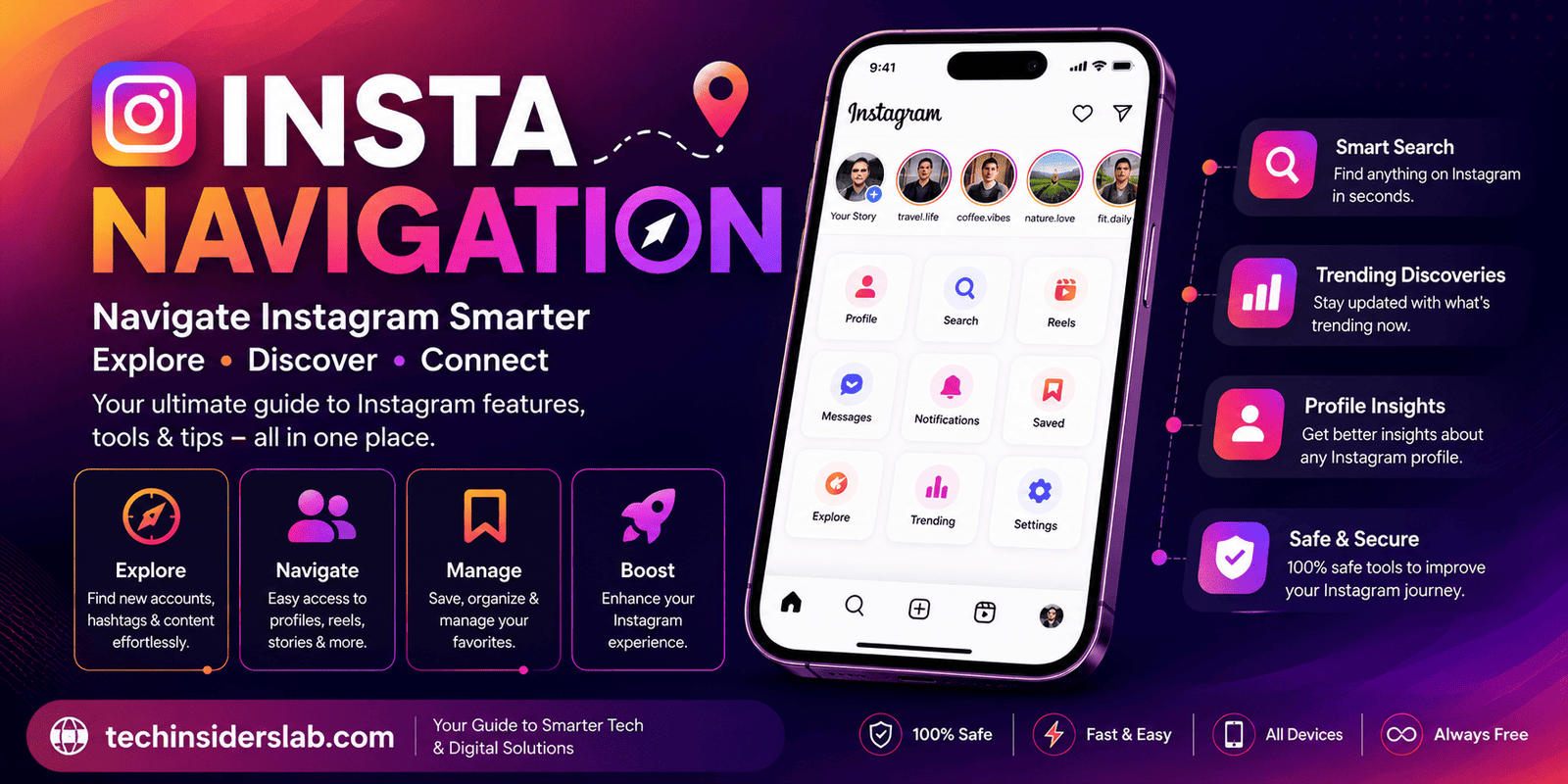 Insta Navigation