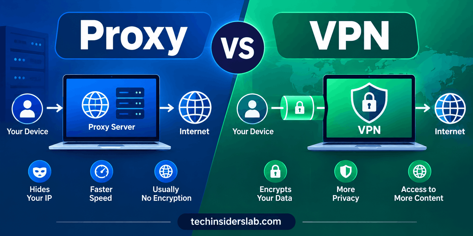 Proxy vs VPN
