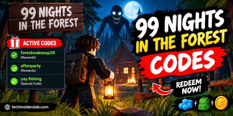 99 Nights in the Forest Codes