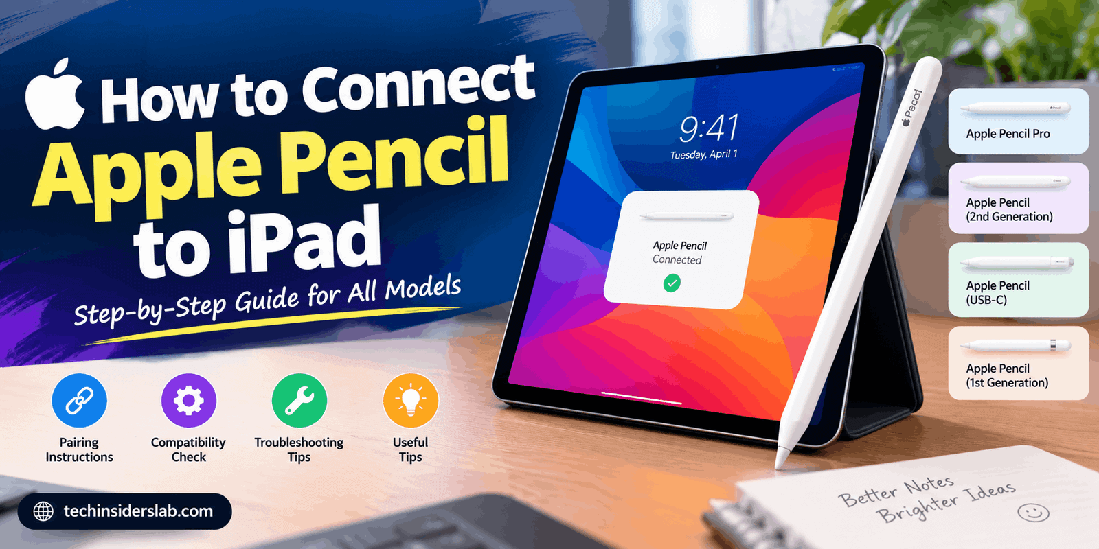 How to Connect Apple Pencil to iPad