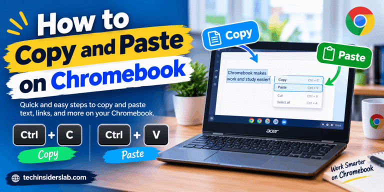 How to Copy and Paste on Chromebook